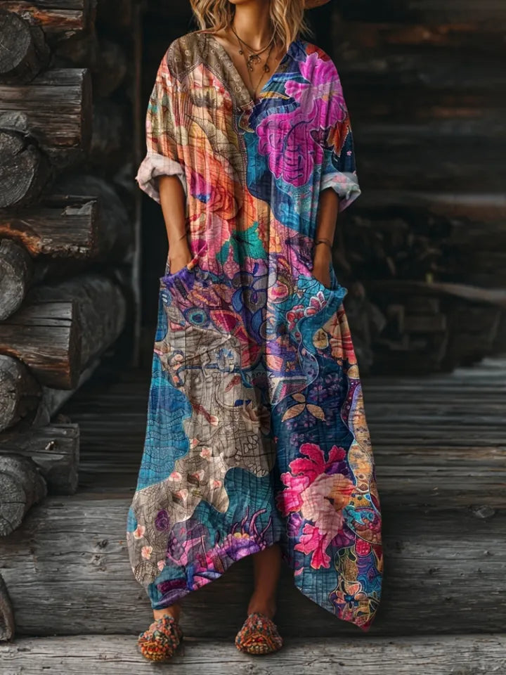 Sienna™ - Colorwave Boho Dress