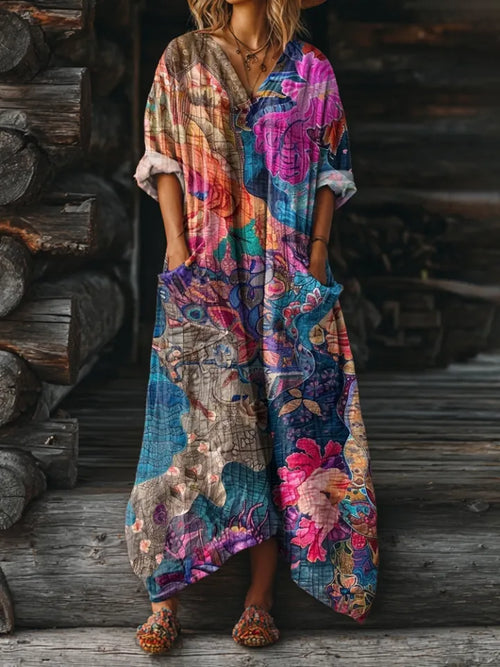 Sienna™ - Colorwave Boho Dress