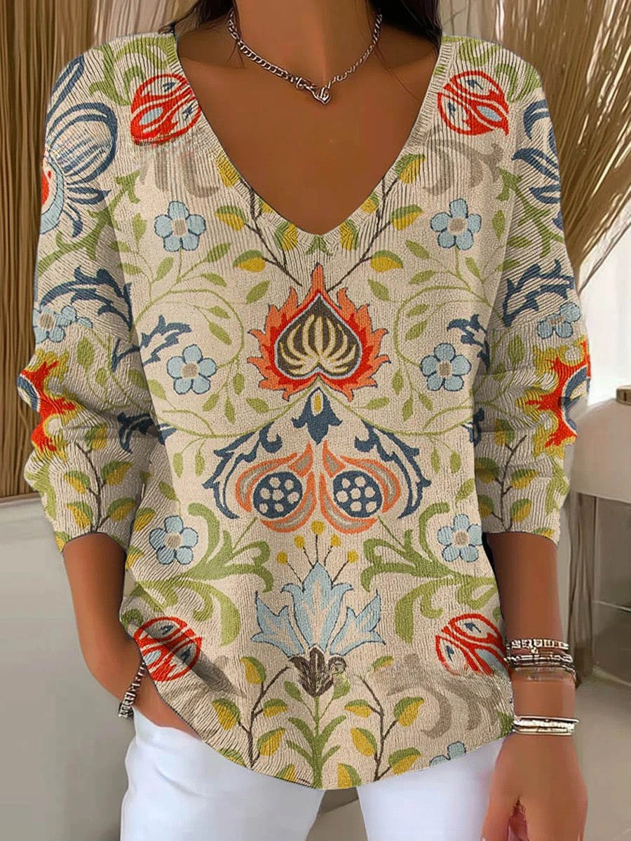 Elena™ Vintage Boho Top