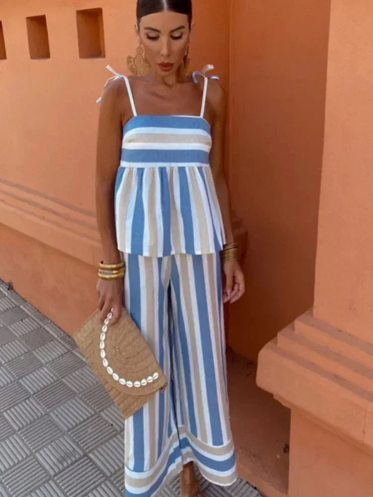 Coralie™ Striped Two-Piece Set