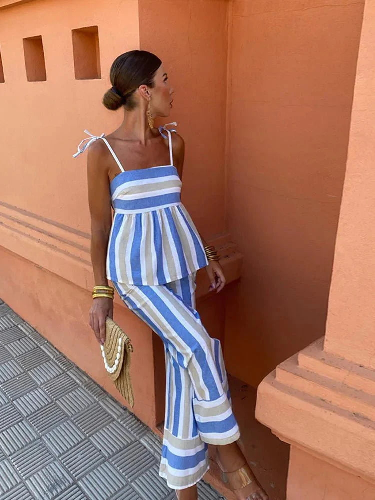 Coralie™ Striped Two-Piece Set