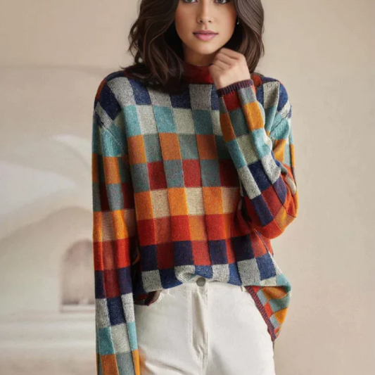 Sofie™ Checkered Sweater