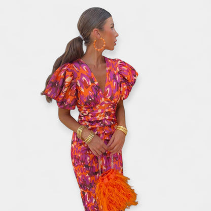 Polly™ - Ruffle Sleeve Dress