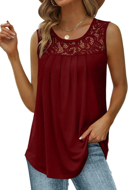 Rakel™ - Airy top with lace