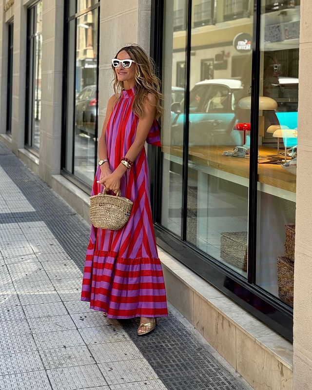 Sol™ Striped Maxi Dress