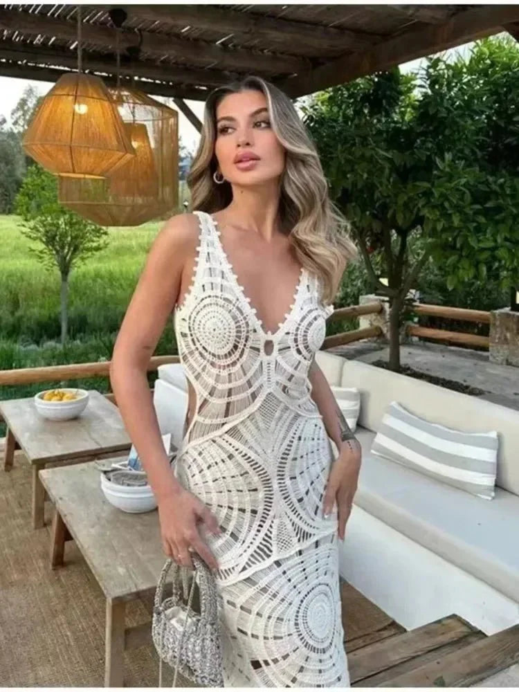 Isolde™ Crochet Maxi Dress