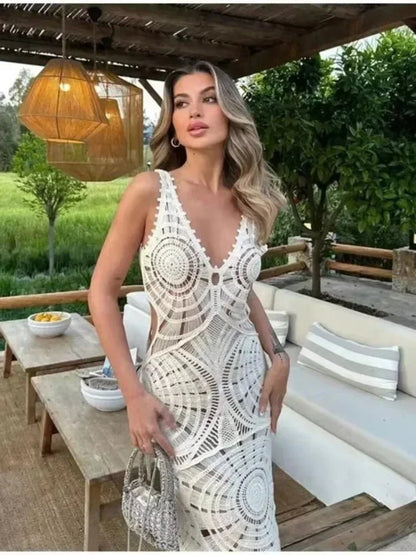 Isolde™ Crochet Maxi Dress