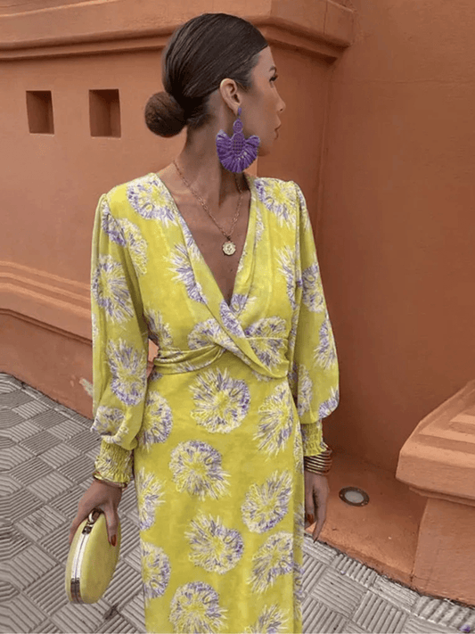 Leandra™ Floral Wrap Dress