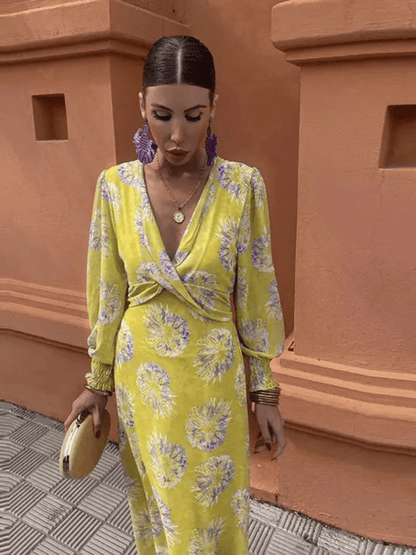 Leandra™ Floral Wrap Dress