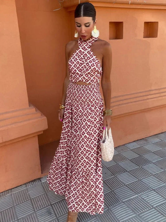 Maricela™ Boho Halter Two-Piece Set