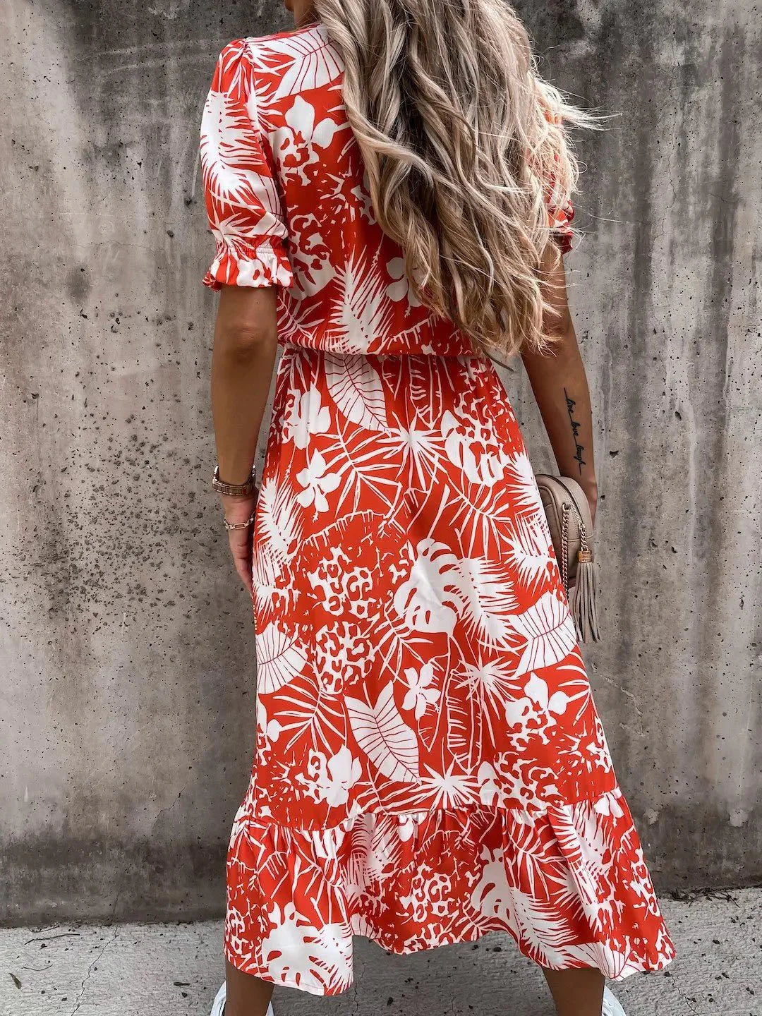 Nia™ – Floral Midi Dress for Women