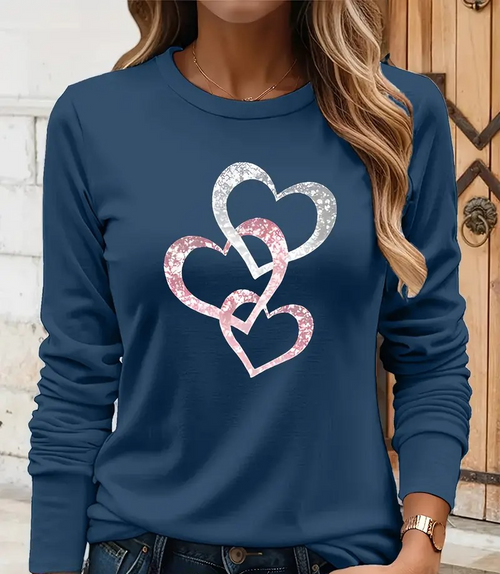 Heart Long Sleeve Top | Together Against Diabetes