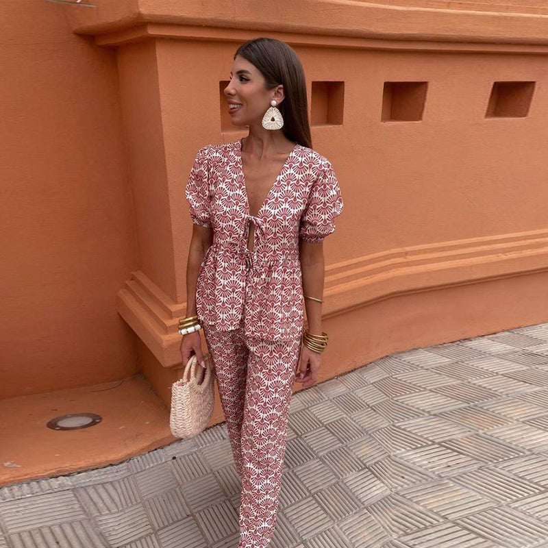 Melie™ Patterned Two-Piece Set