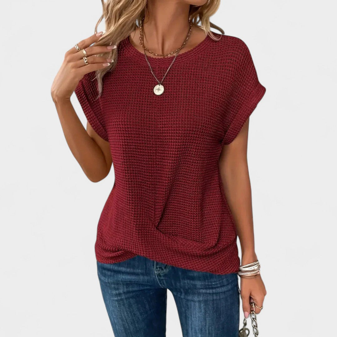 Ariella™ Knot Front T-Shirt