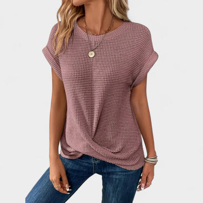 Ariella™ Knot Front T-Shirt