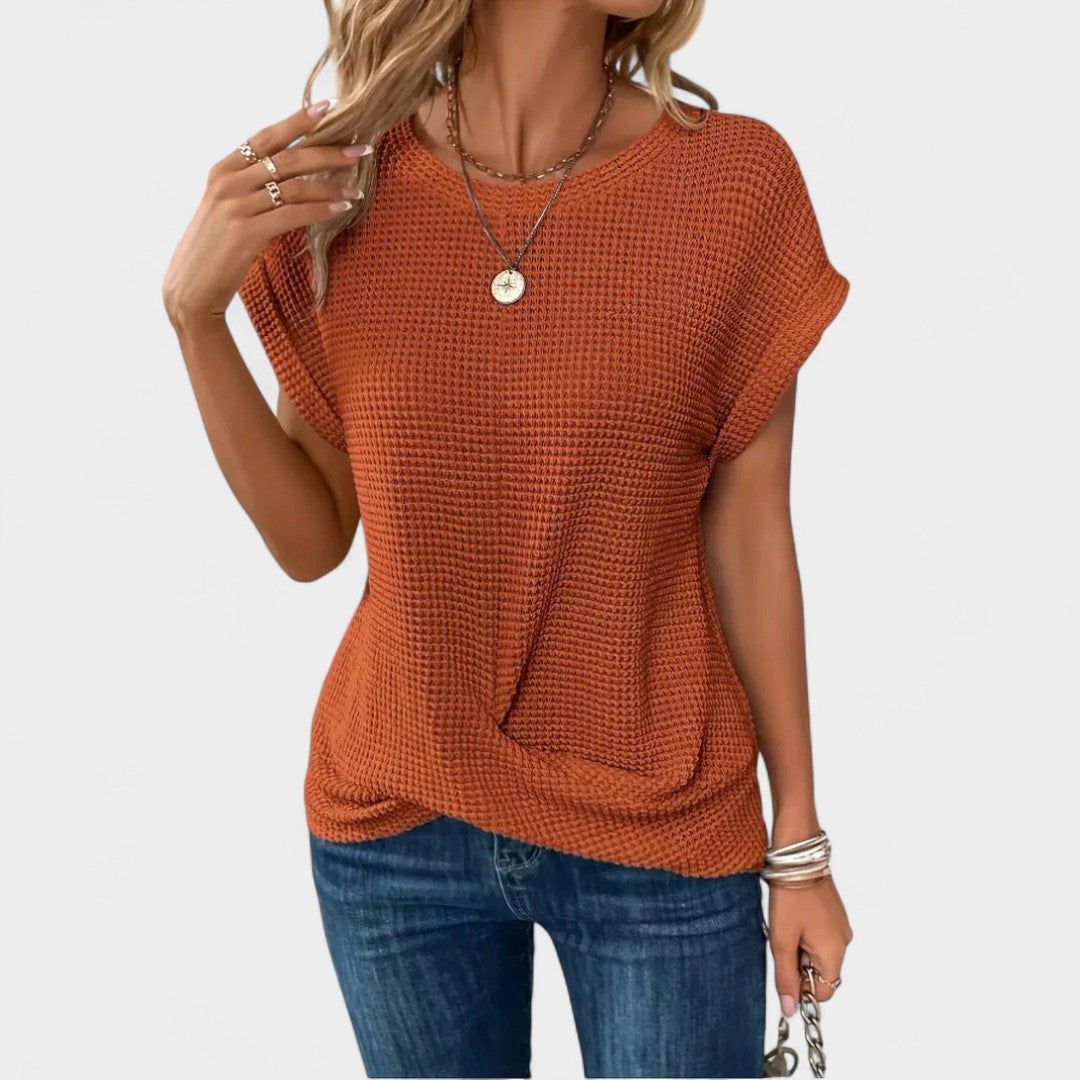 Ariella™ Knot Front T-Shirt