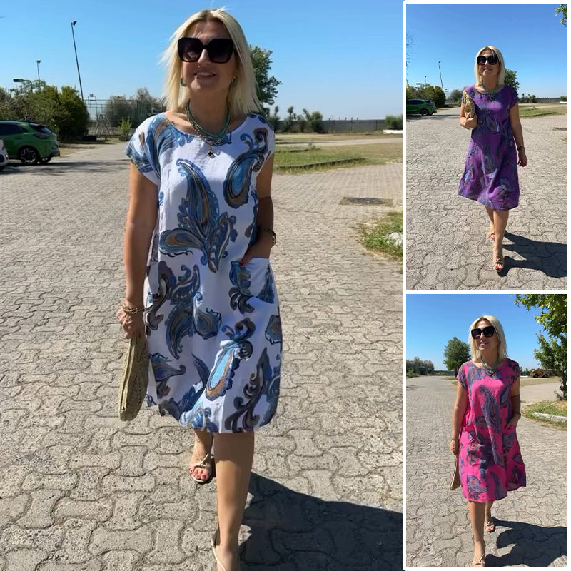 Agnes™ Paisley Print Summer Dress
