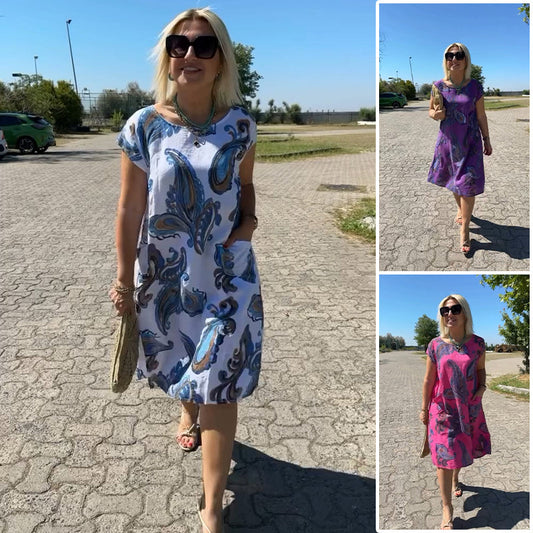 Agnes™ Paisley Print Summer Dress