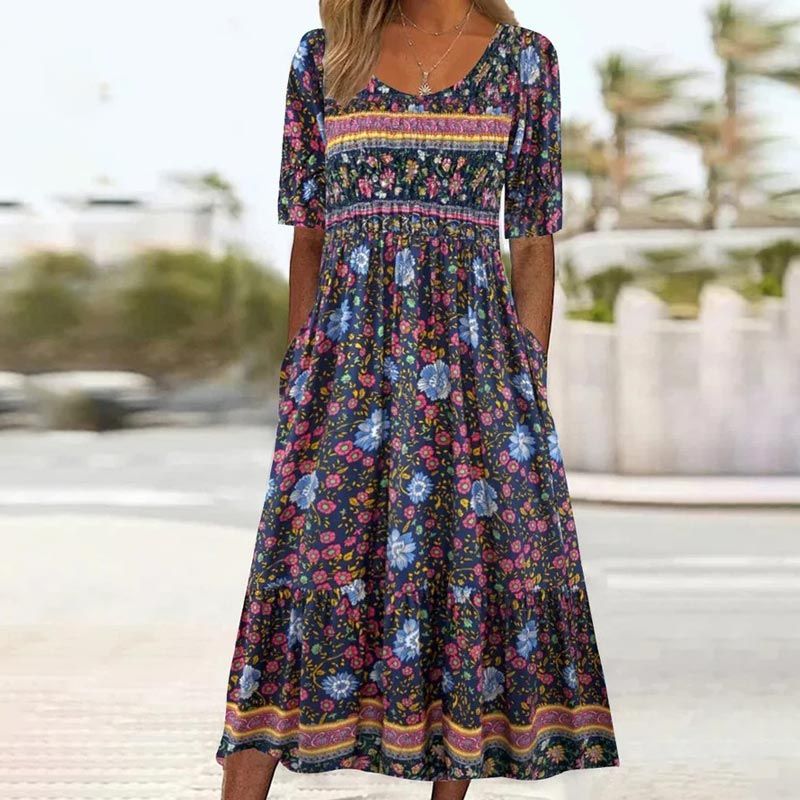 Rebecca™ - Bohemian Print Dress
