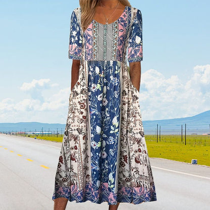 Rebecca™ - Bohemian Print Dress