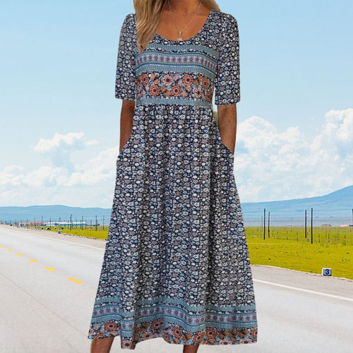 Rebecca™ - Bohemian Print Dress