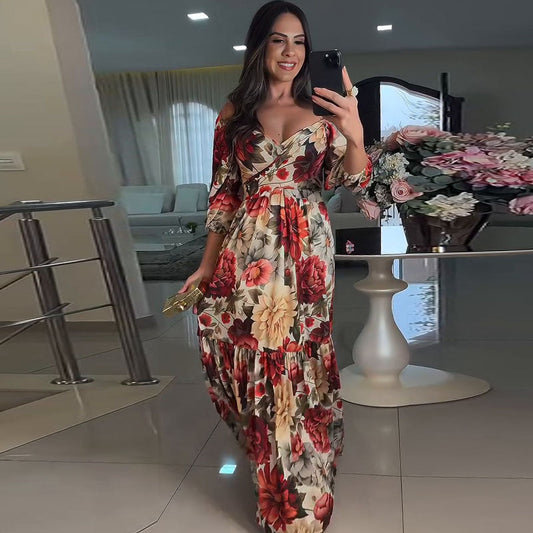 Lira™ Floral Long Sleeve Maxi Dress