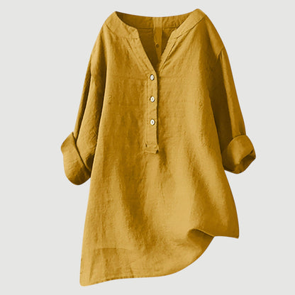 Zarina™ – Comfortable linen blouse