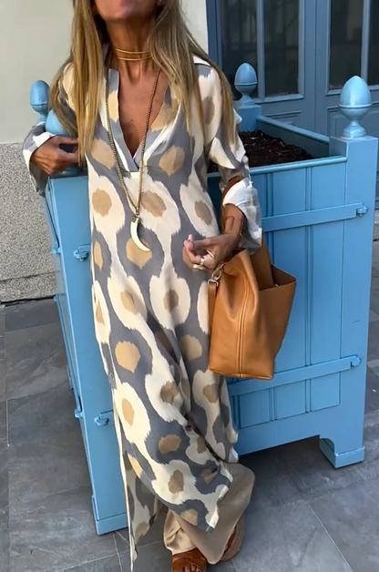 Maelis™ Printed Maxi Dress