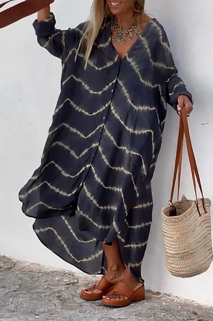 Exa™ Boho Shirt Dress