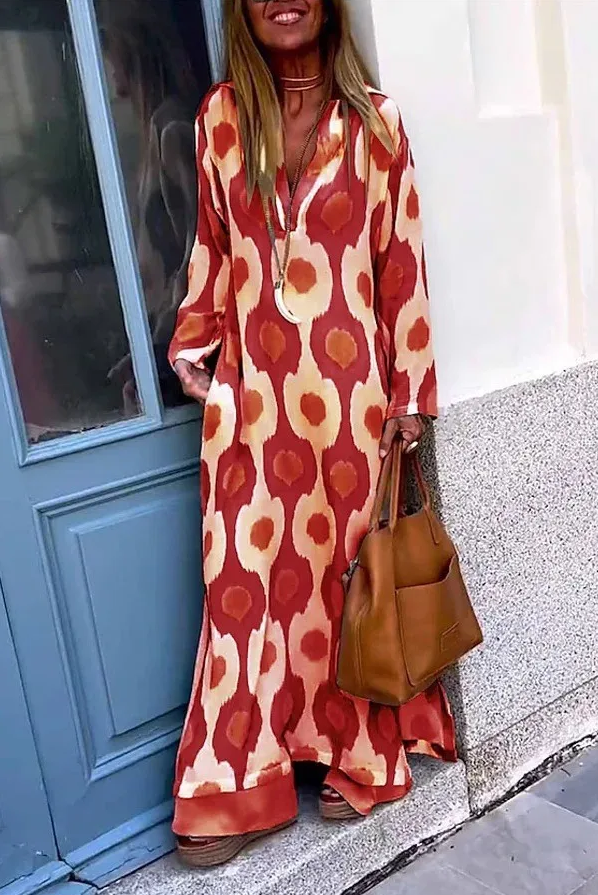 Maelis™ Printed Maxi Dress