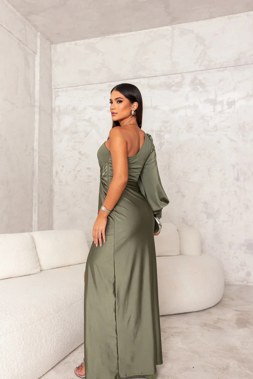 Marivelle™ – Teal Elegance Dress