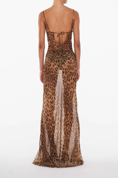 Maricela™ Leopard Maxi Dress