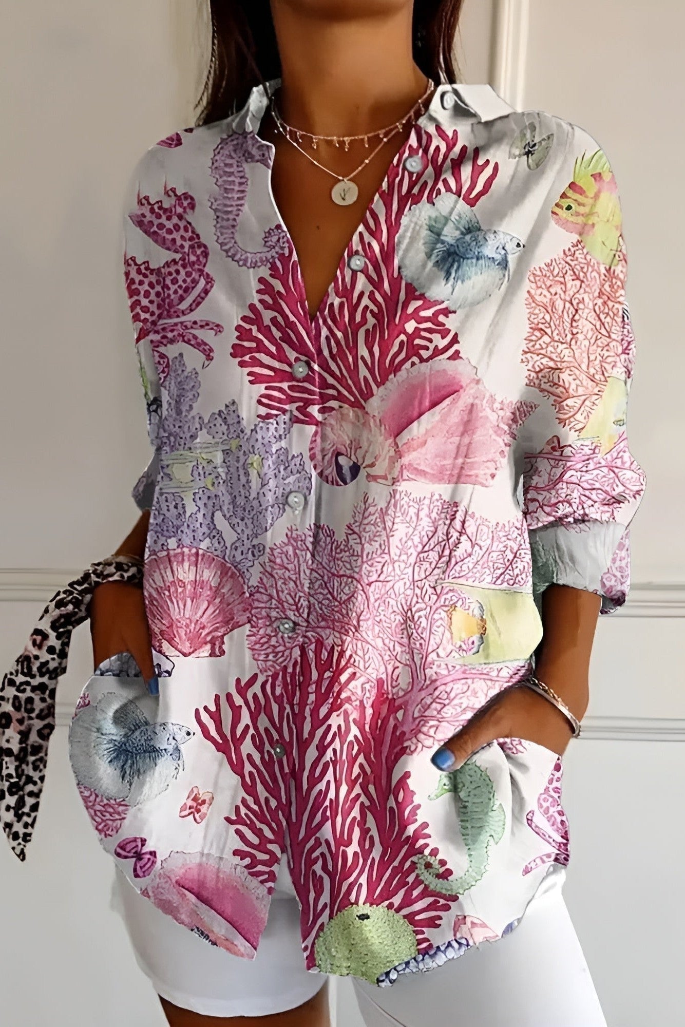 Selene™ Coral Reef Blouse