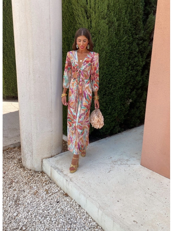 Danika™ Knot Detail Maxi Dress