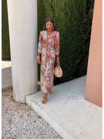 Danika™ Knot Detail Maxi Dress