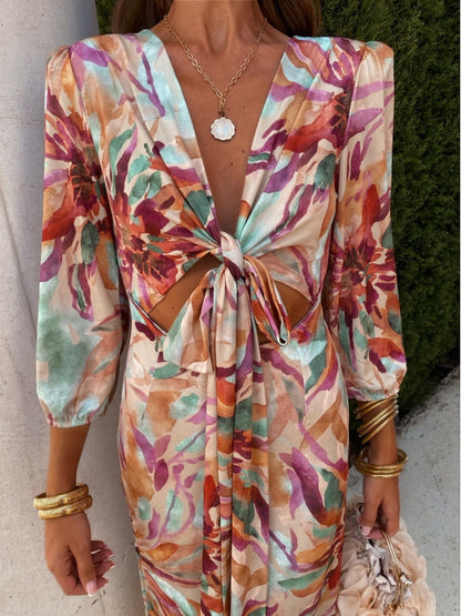 Danika™ Knot Detail Maxi Dress