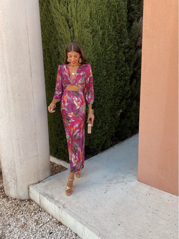 Danika™ Knot Detail Maxi Dress