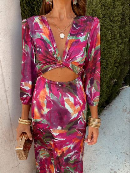 Danika™ Knot Detail Maxi Dress