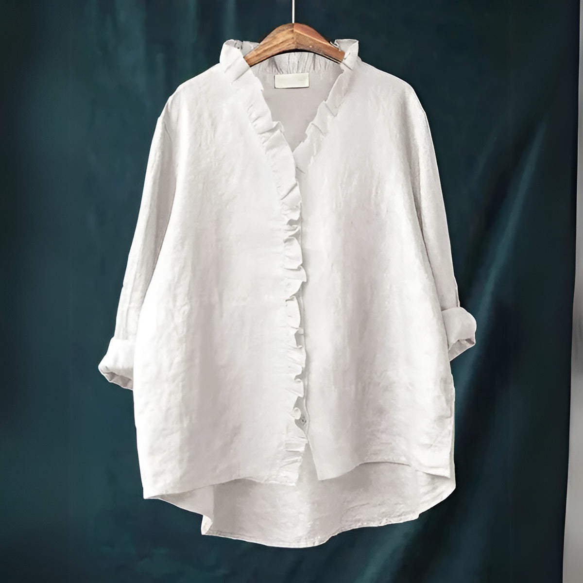 Alana™ - Casual Ruffle Detail Shirt