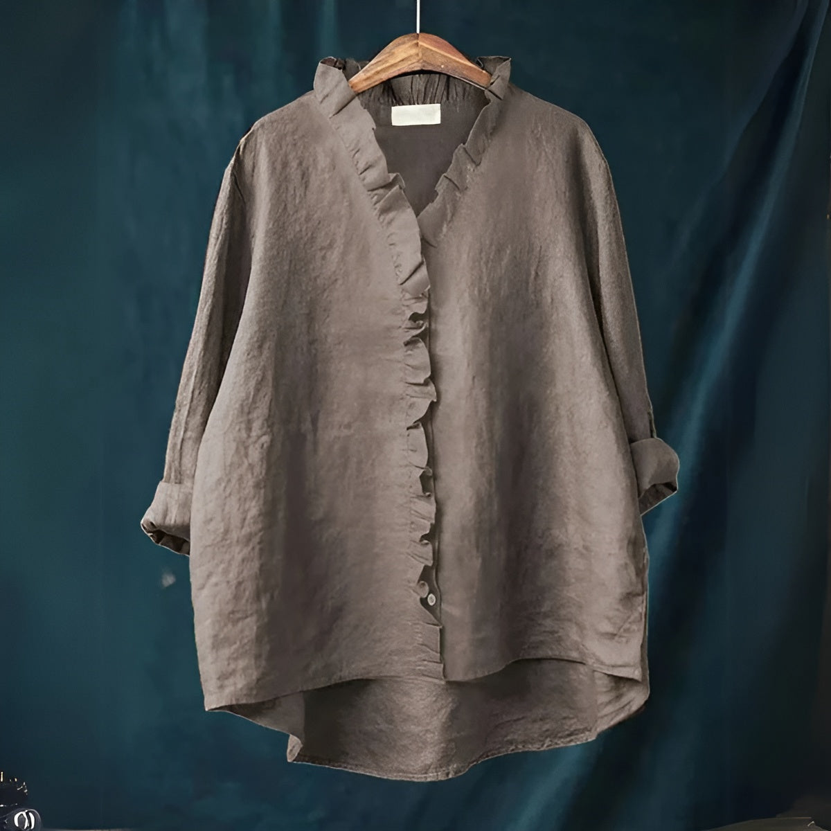 Alana™ - Casual Ruffle Detail Shirt