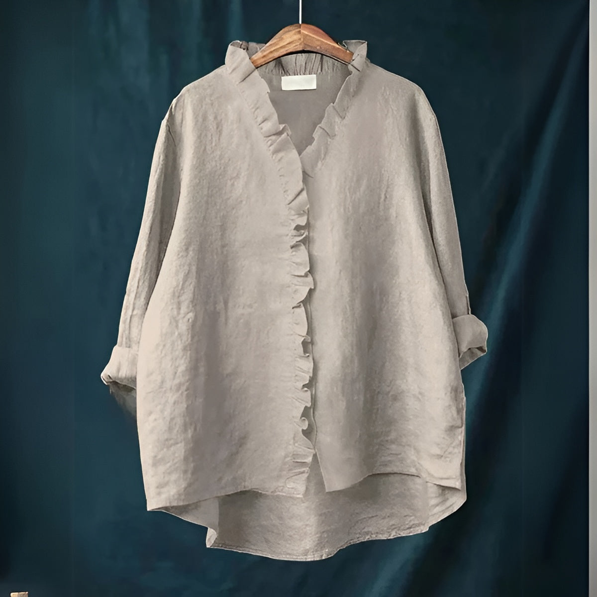 Alana™ - Casual Ruffle Detail Shirt