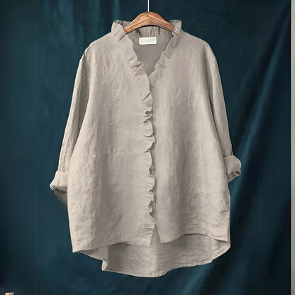 Alana™ - Casual Ruffle Detail Shirt