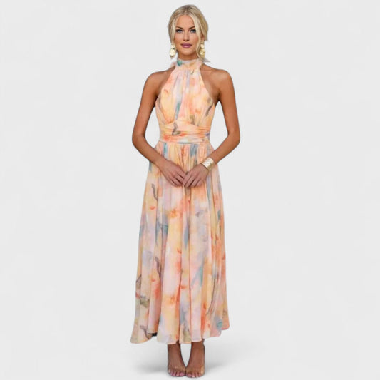 Felicia™ – Floral Halter Dress