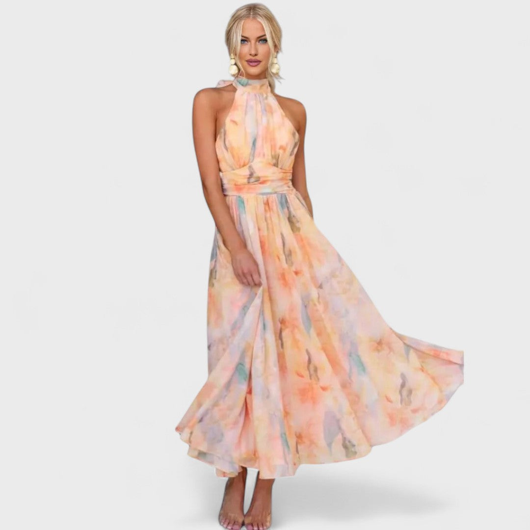 Felicia™ – Floral Halter Dress